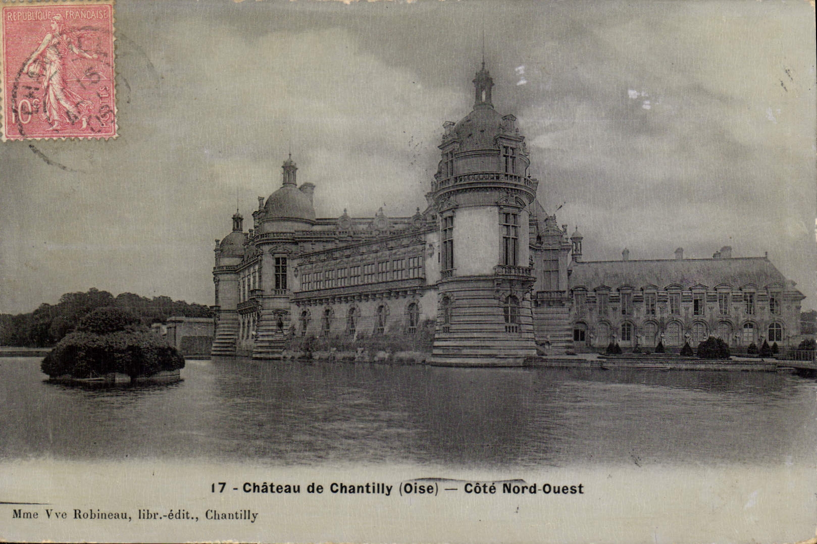 CPA Chateau de Chantilly Oise Cote Nord Ouest 