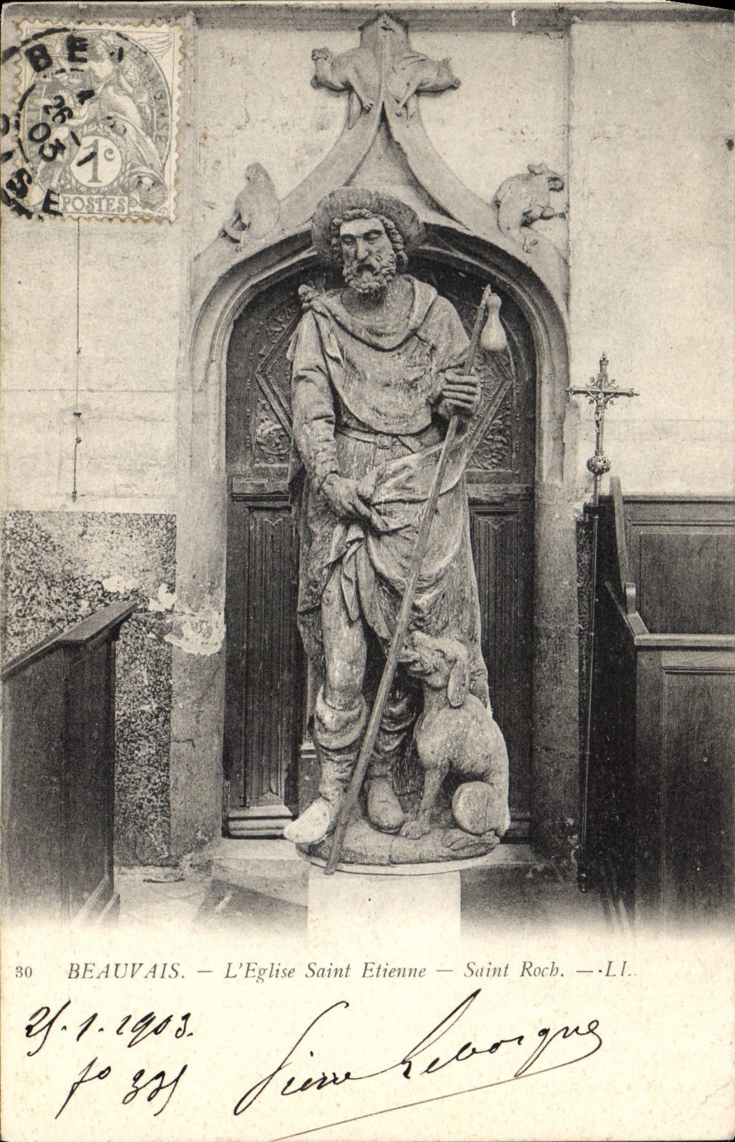 CPA Beauvais L'Eglise Saint Etienne Saint Roch