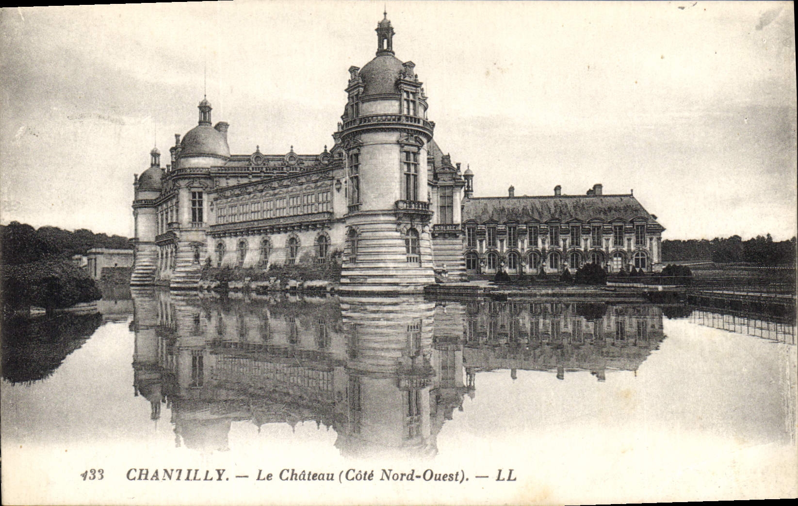 CPA Chantilly Le Chateau Cote Nord Ouest 