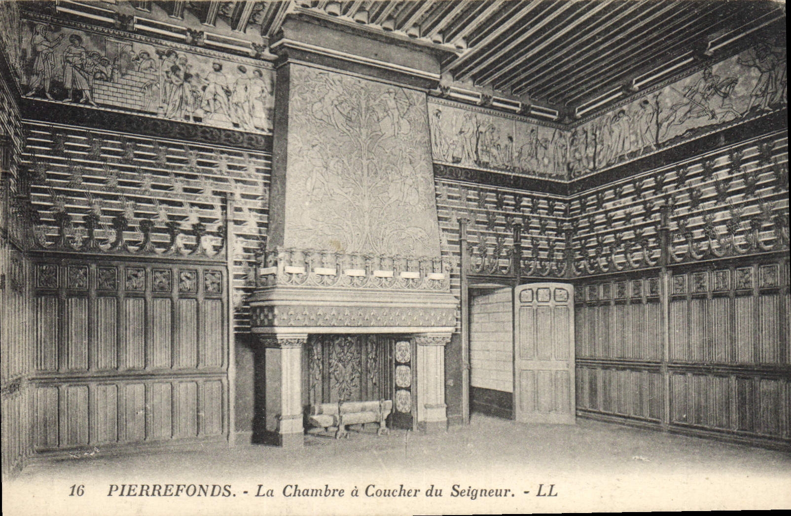 CPA Pierrefonds La Chambre a Coucher du Seigneur