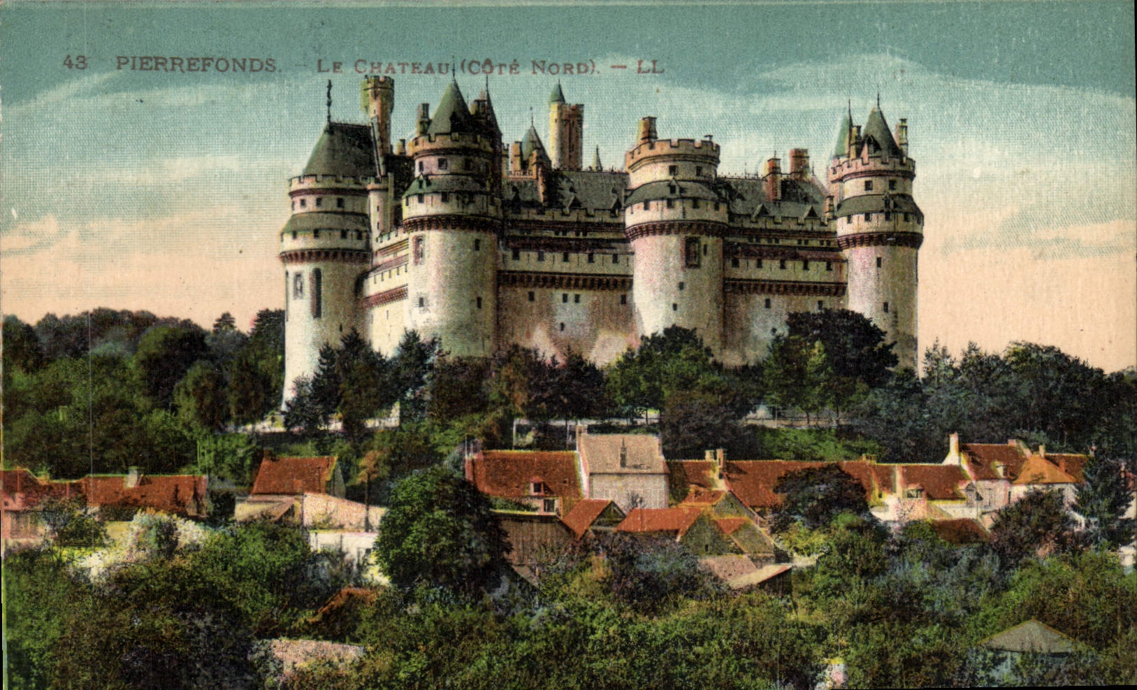 CPA Pierrefonds Le Chateau Cote Nord 