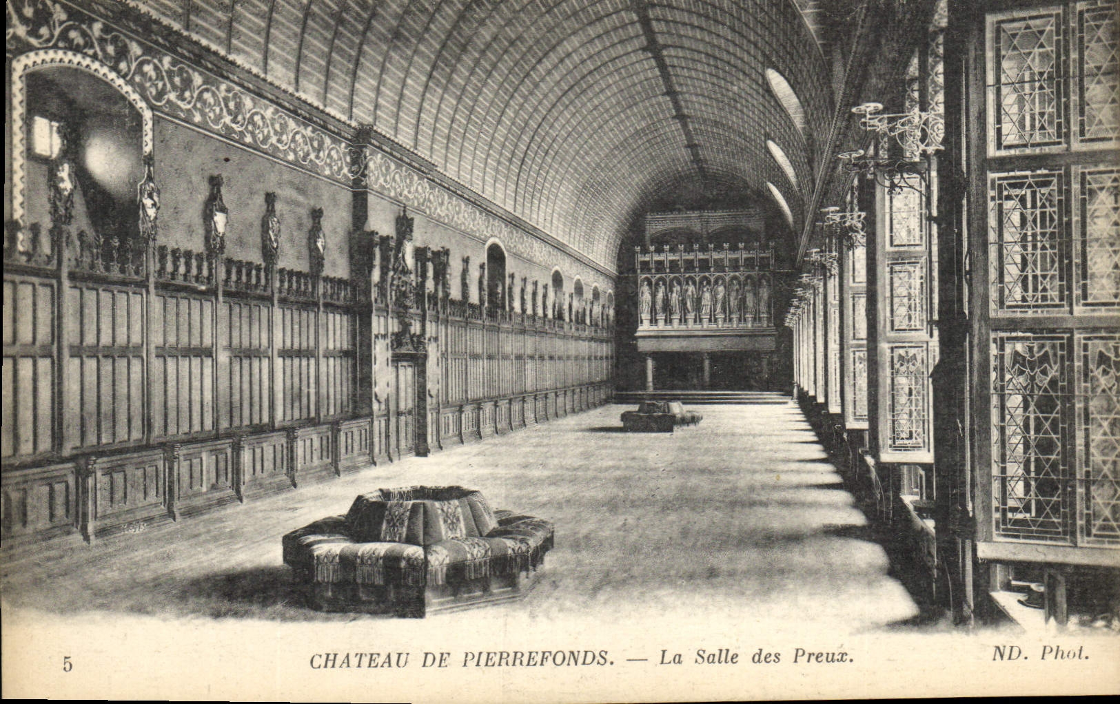CPA Chateau de Pierrefonds La Salle des Preux