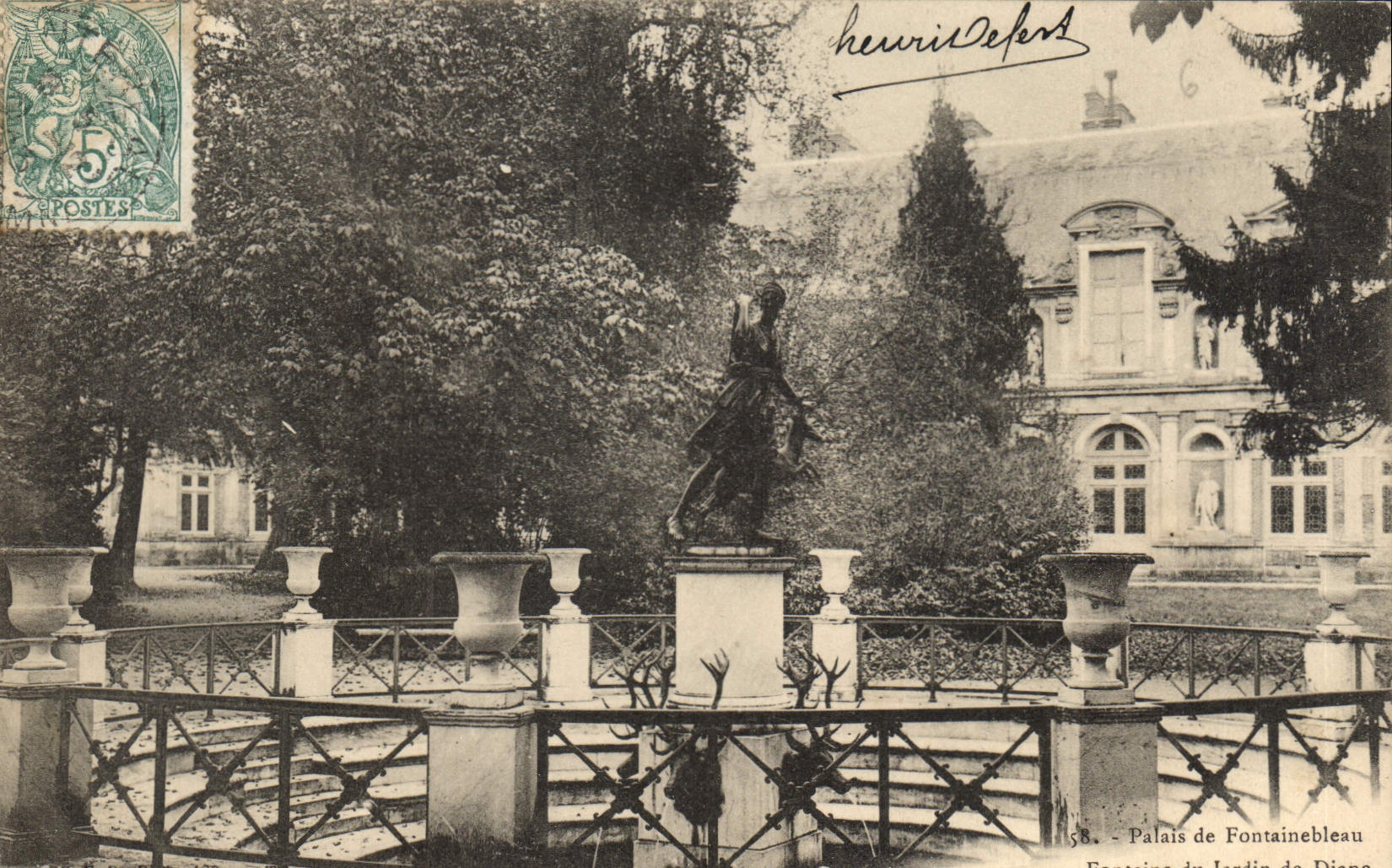 CPA Palais de Fontainebleau Fontaine du jardin de Diane