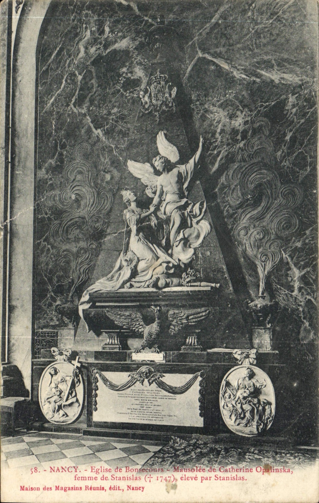 CPA Nancy Mausolee de Catherine Opalinska femme de Stanislas 