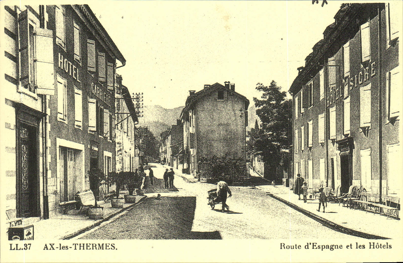 REPRO Ax les Thermes Route d'Espagne et les Hotels