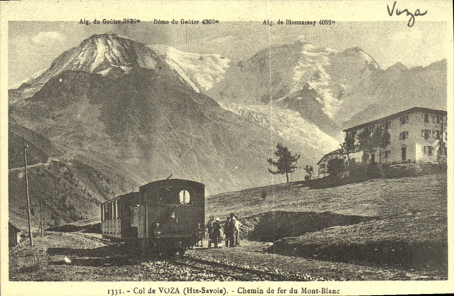 REPRO Col de Voza Hte Savoie Chemin de fer du Mont Blanc