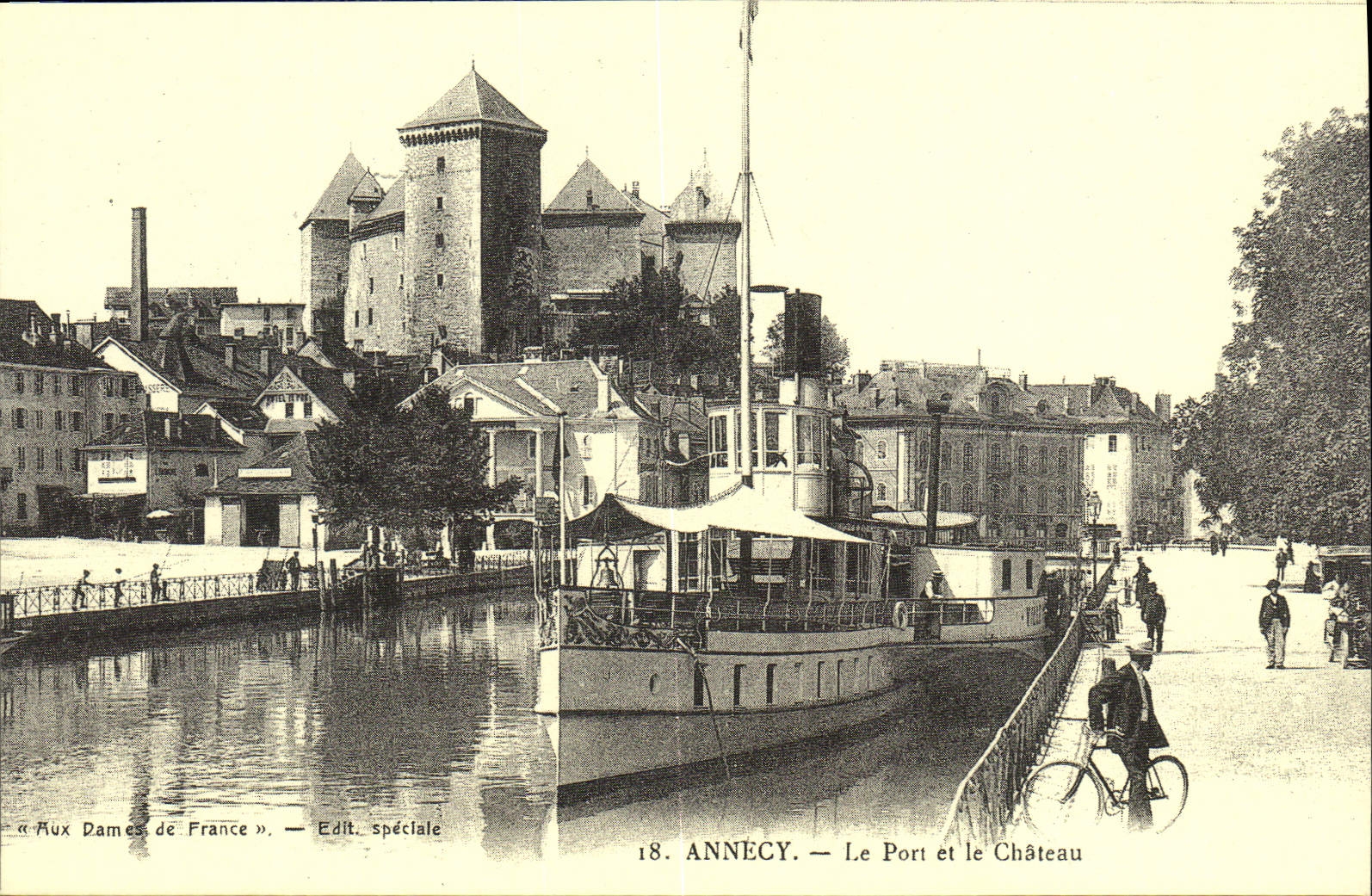 REPRO Annecy Le Port et le Chateau 