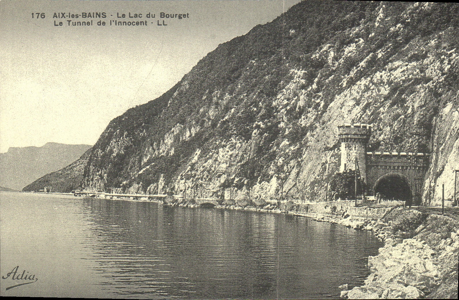 REPRO Aix les Bains le Lac du Bourget Le Tunnel de l'Innocent 