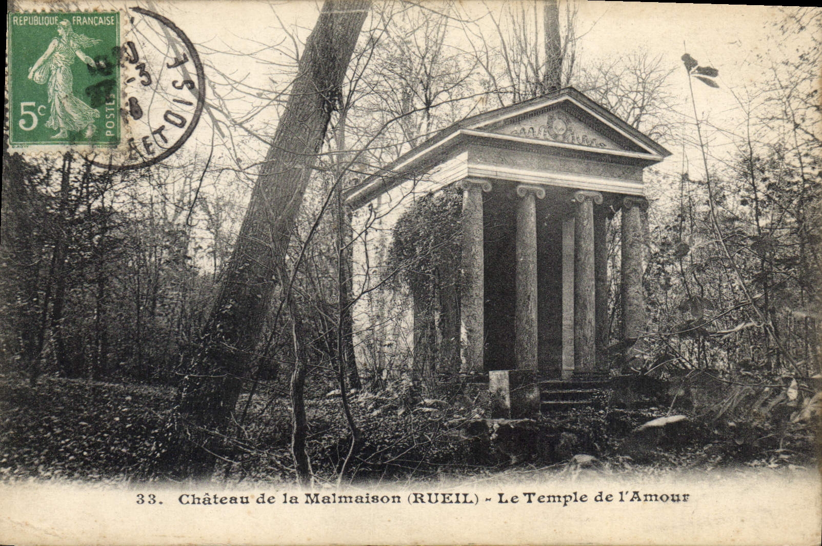 CPA Chateau de la Malmaison Rueil Le Temple de l'Amour