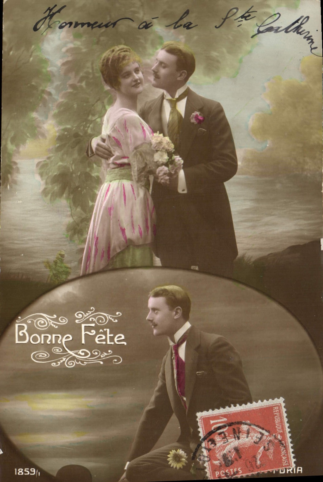 CPA Bonne Fete Femme