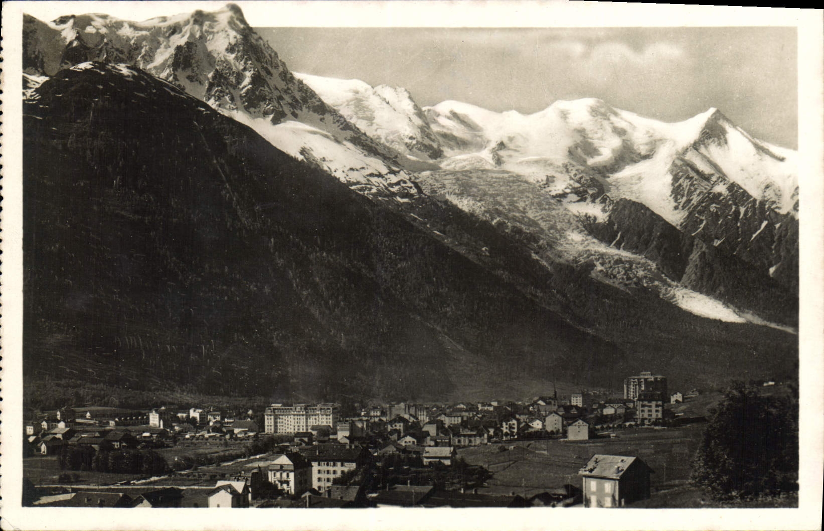 CPA Chamonix Mont Blanc Vue generale 