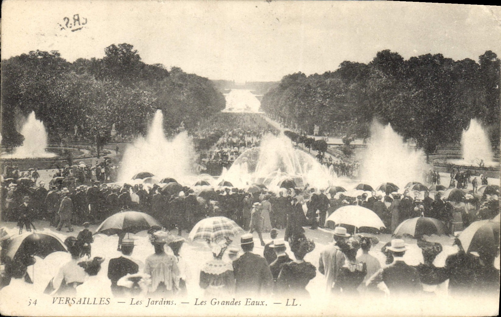 CPA Versailles Les Jardins Les Grandes Eaux 