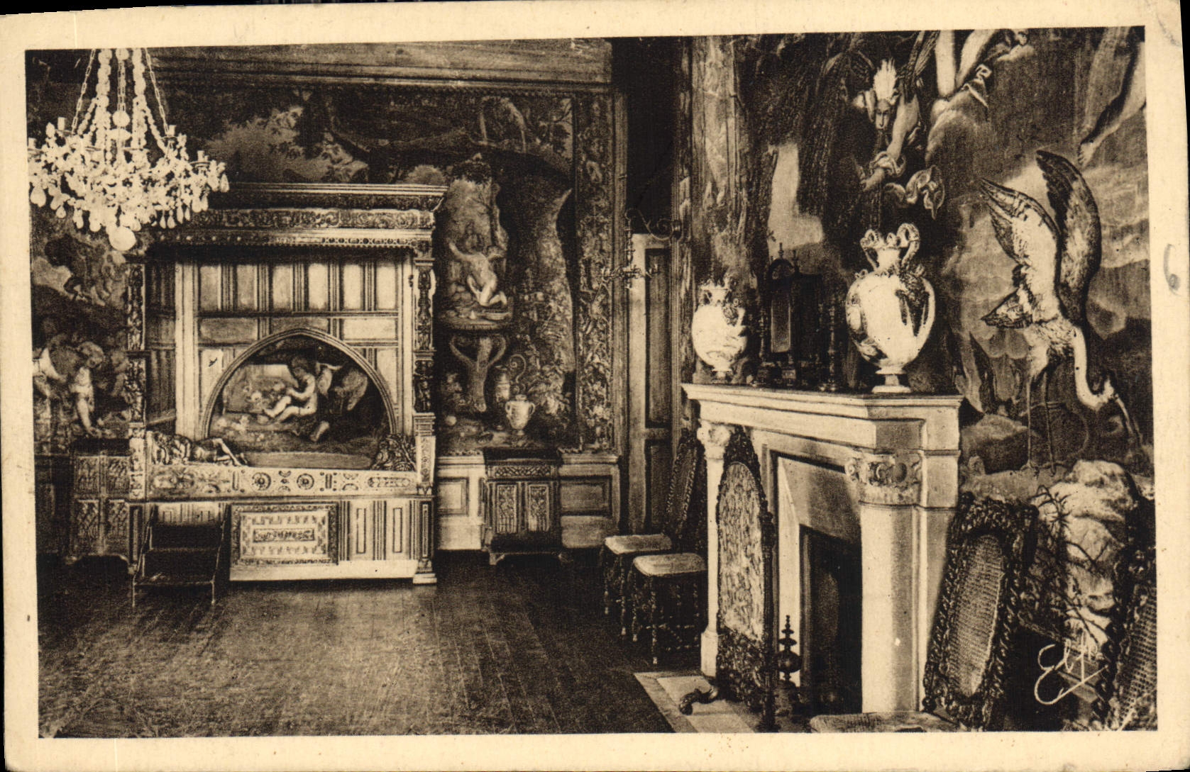 CPA Pau Le Chateau Chambre de Jeanne d'Albert 
