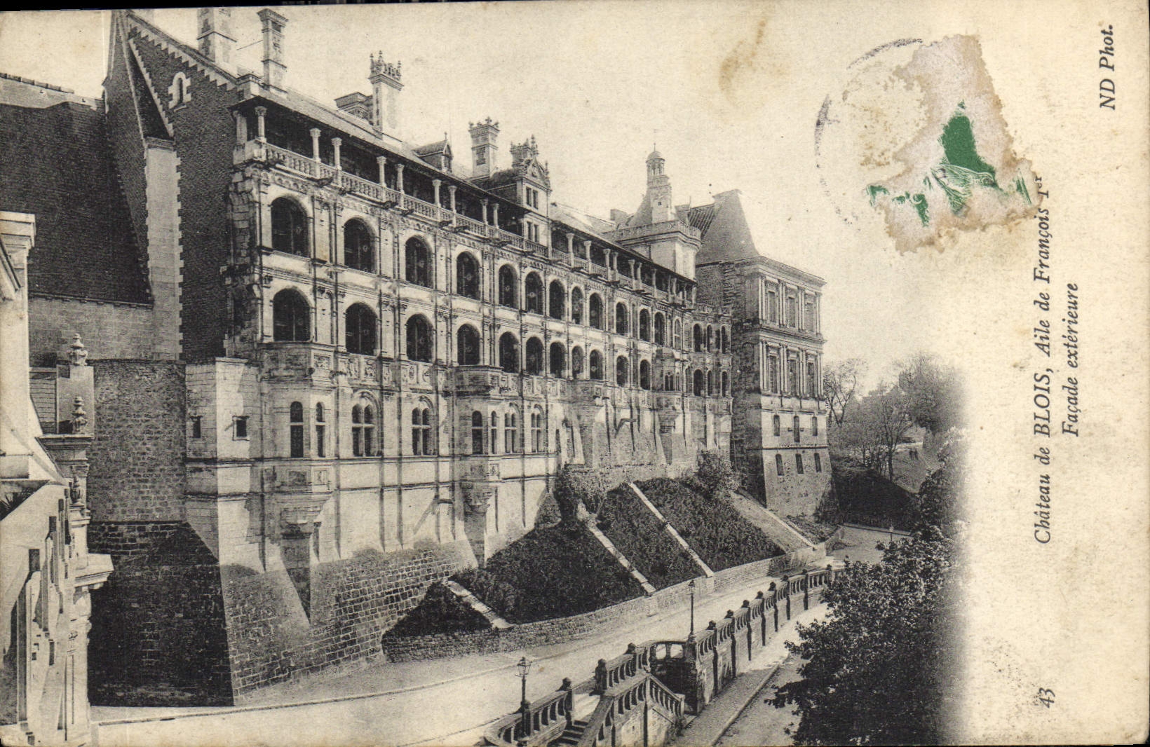 CPA Chateau de Blois Aile de Francois Ier Facade Exterieure