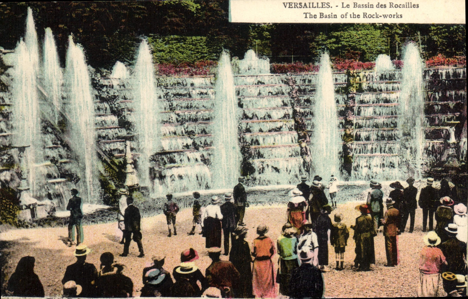 CPA Versailles Le Bassin des Rocailles 