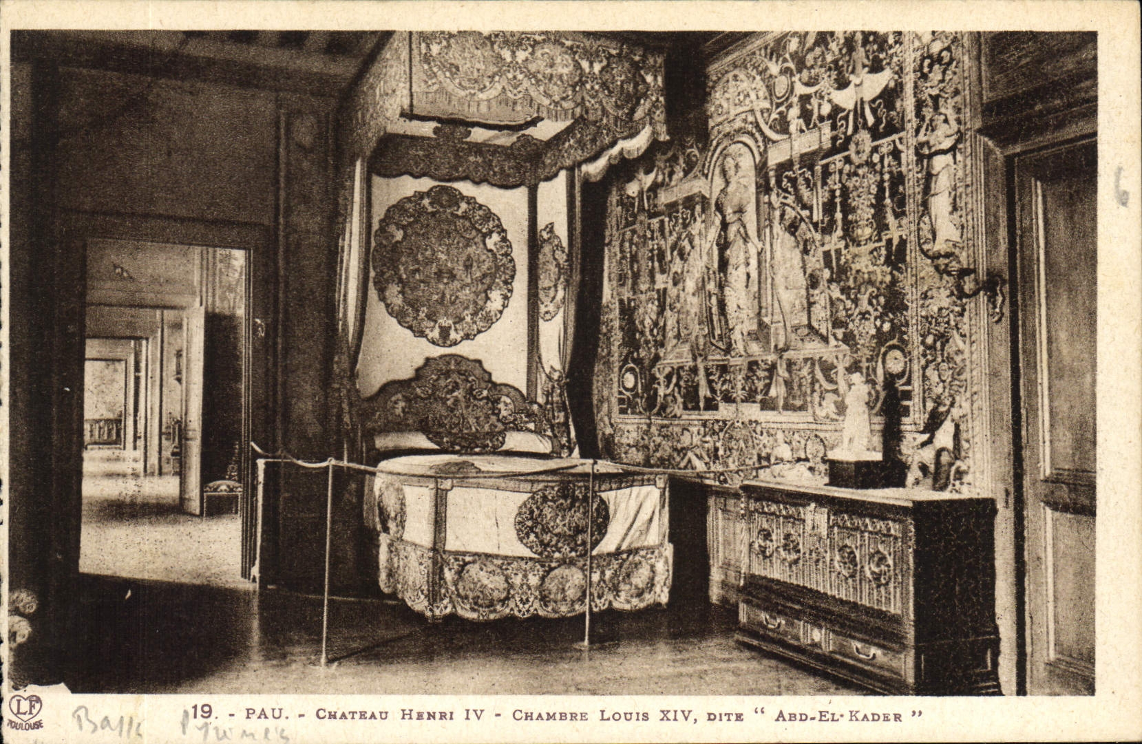 CPA Pau Chateau Henri IV Chambre Louis XIV 