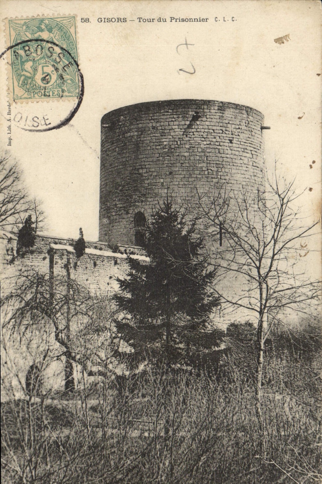 CPA Gisors Tour du Prisonnier 