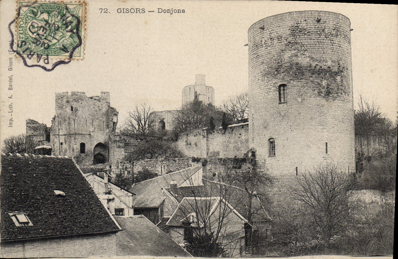 CPA Gisors Donjons 