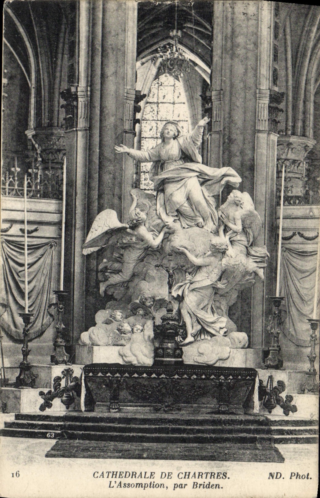 CPA Cathedrale de Chartres L'Assomption par Briden 