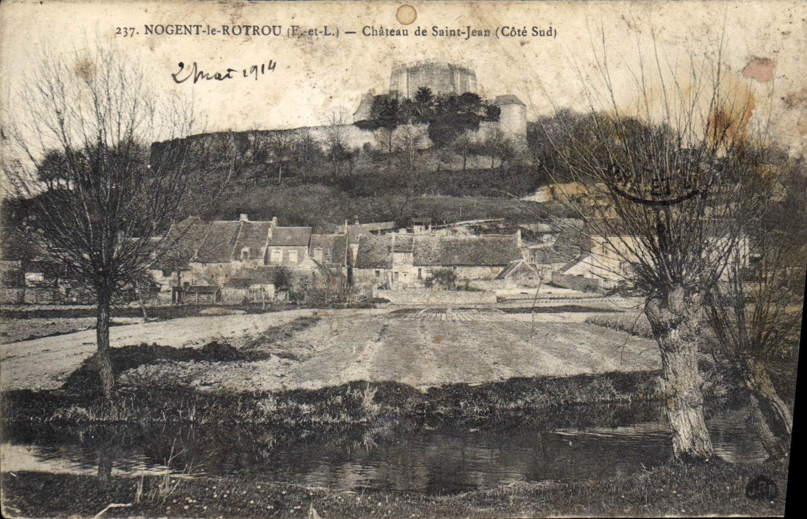CPA Nogent le Rotrou Chateau de Saint Jean Cote Sud 
