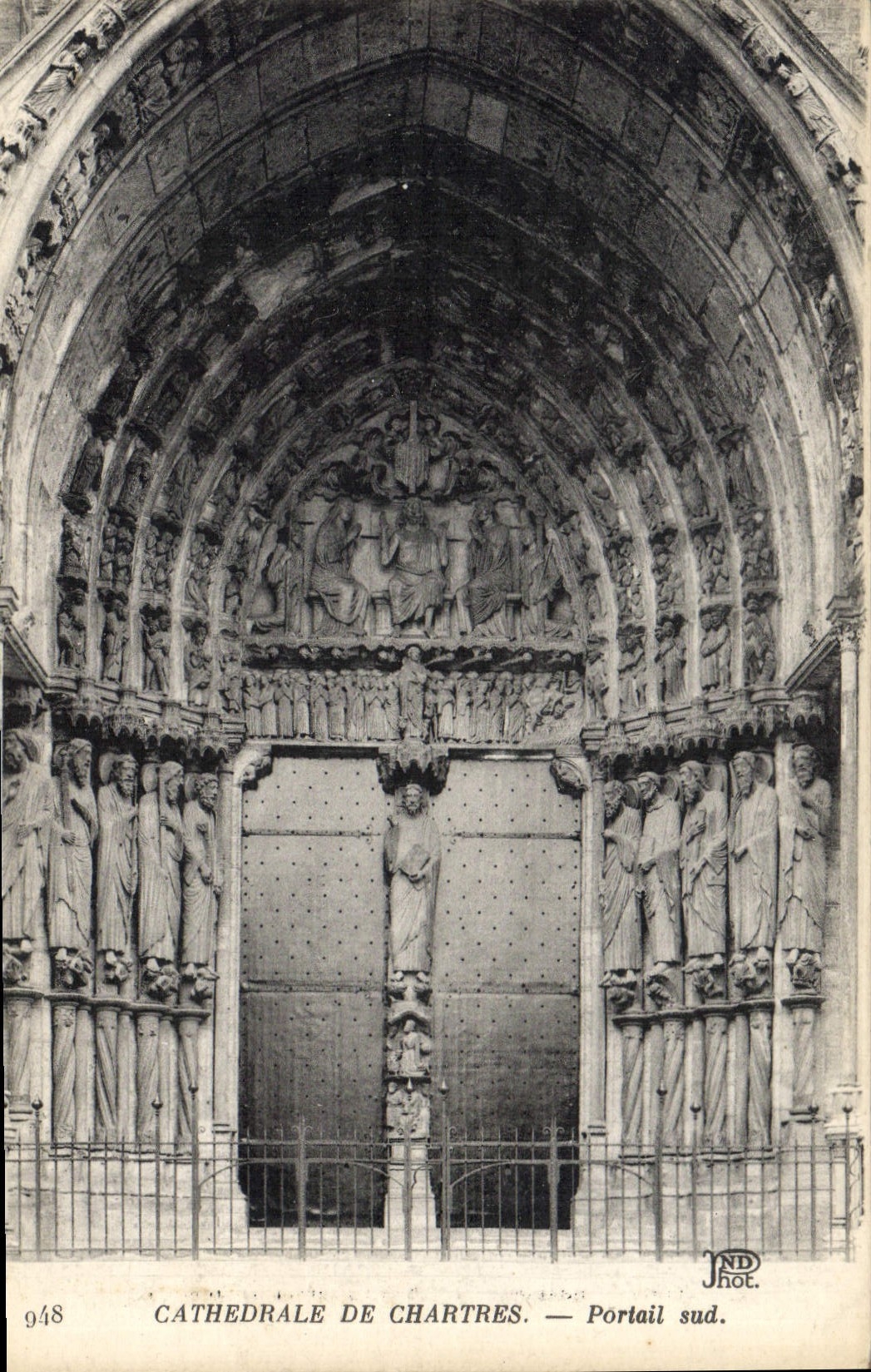 CPA Cathedrale de Chartres Portaiol Sud 