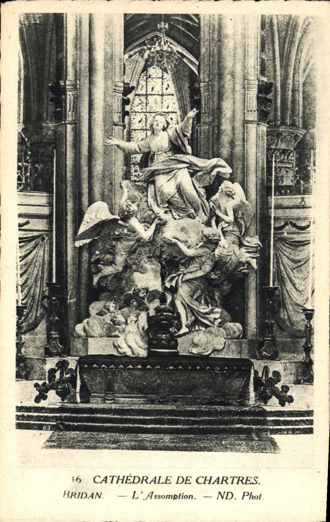 CPA Cathedrale de Chartres Bridan L'Assomption 