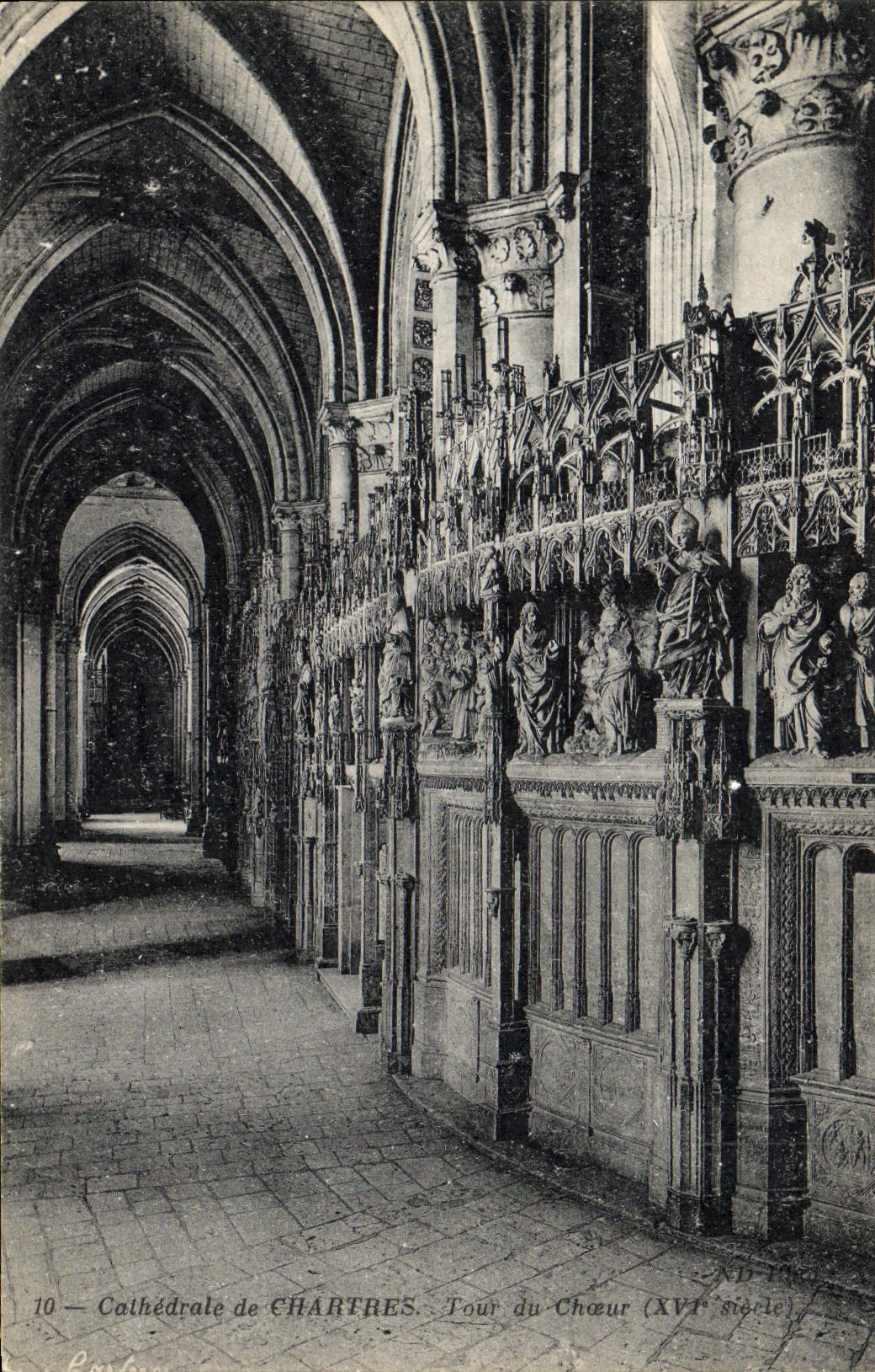CPA Cathedrale de Chartres Tour du Choeur