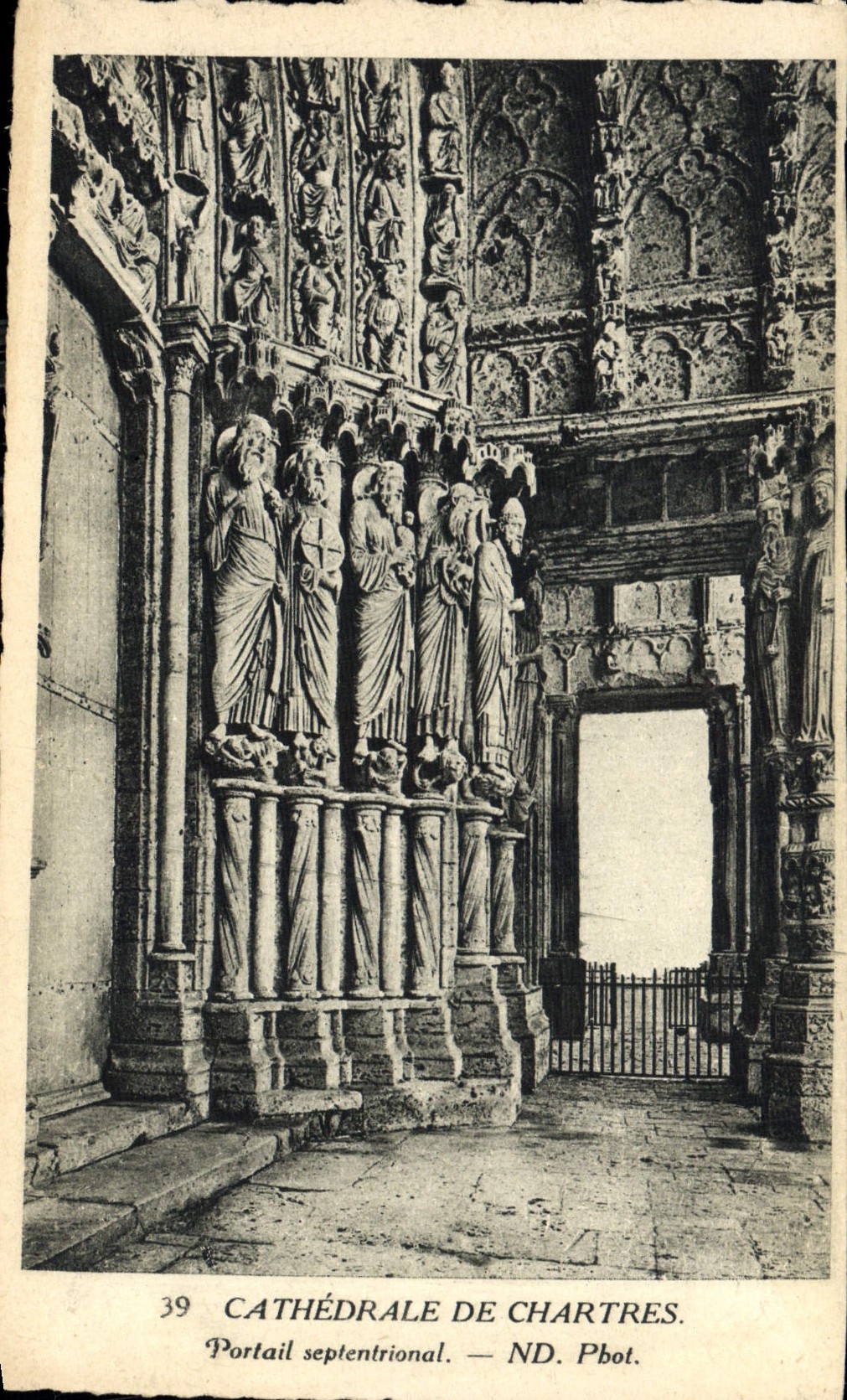 CPA Cathedrale de Chartres Portail septentrional