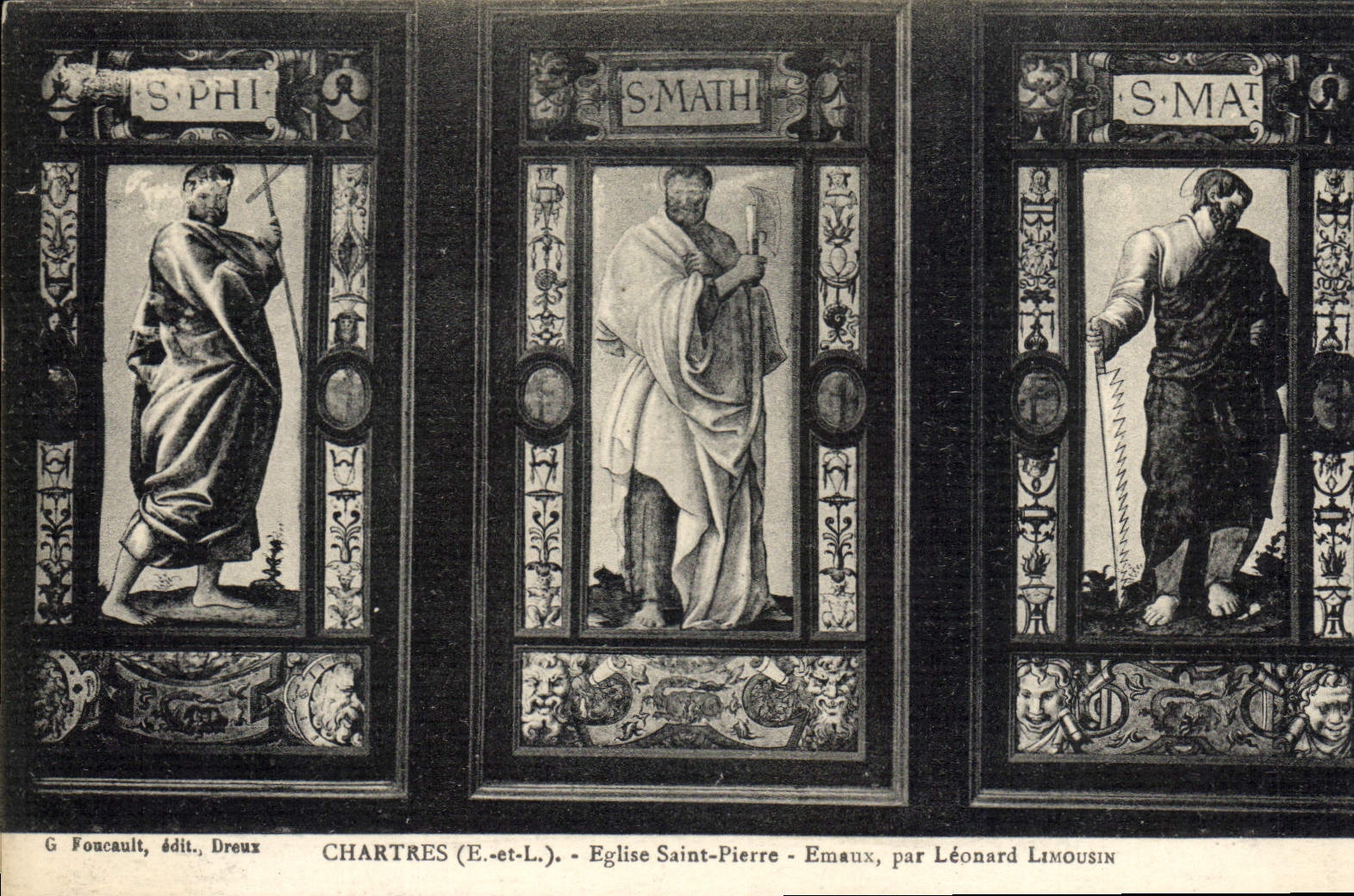 CPA Chartres E et L Eglise Saint Pierre 