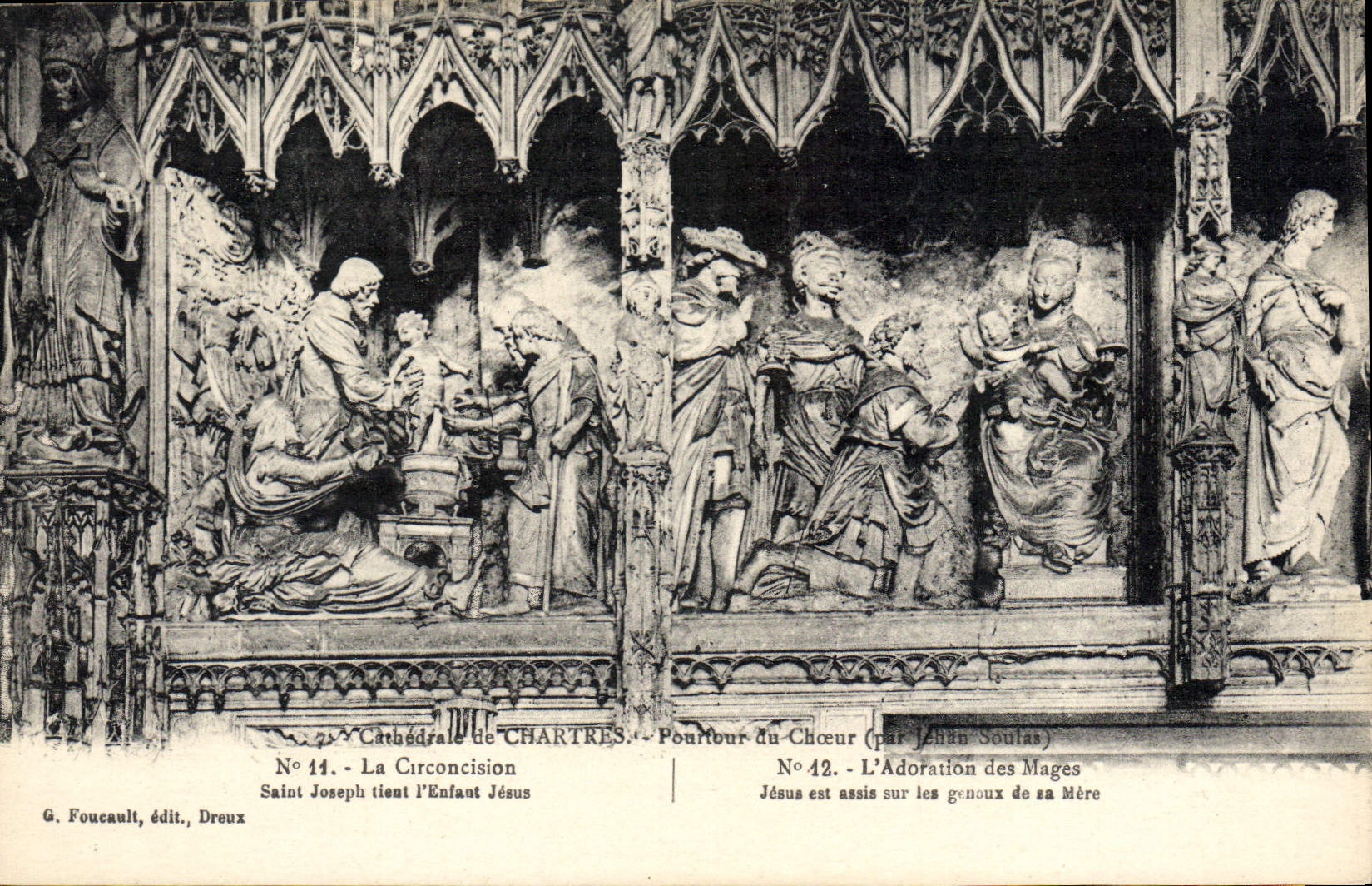 CPA Cathedrale de Chartres Pourtour du Choeur