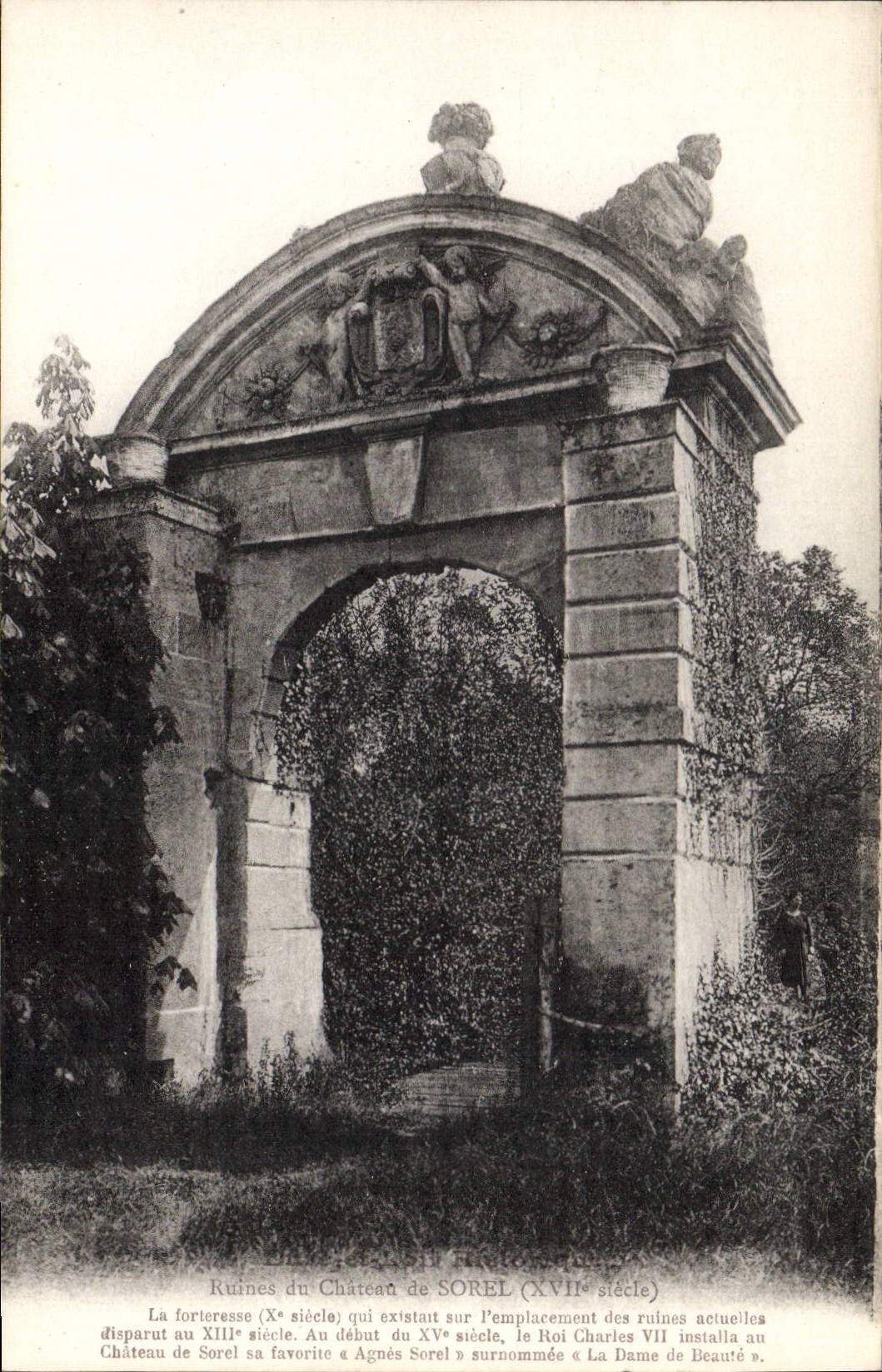 CPA Ruines du Chateau de Sorel 