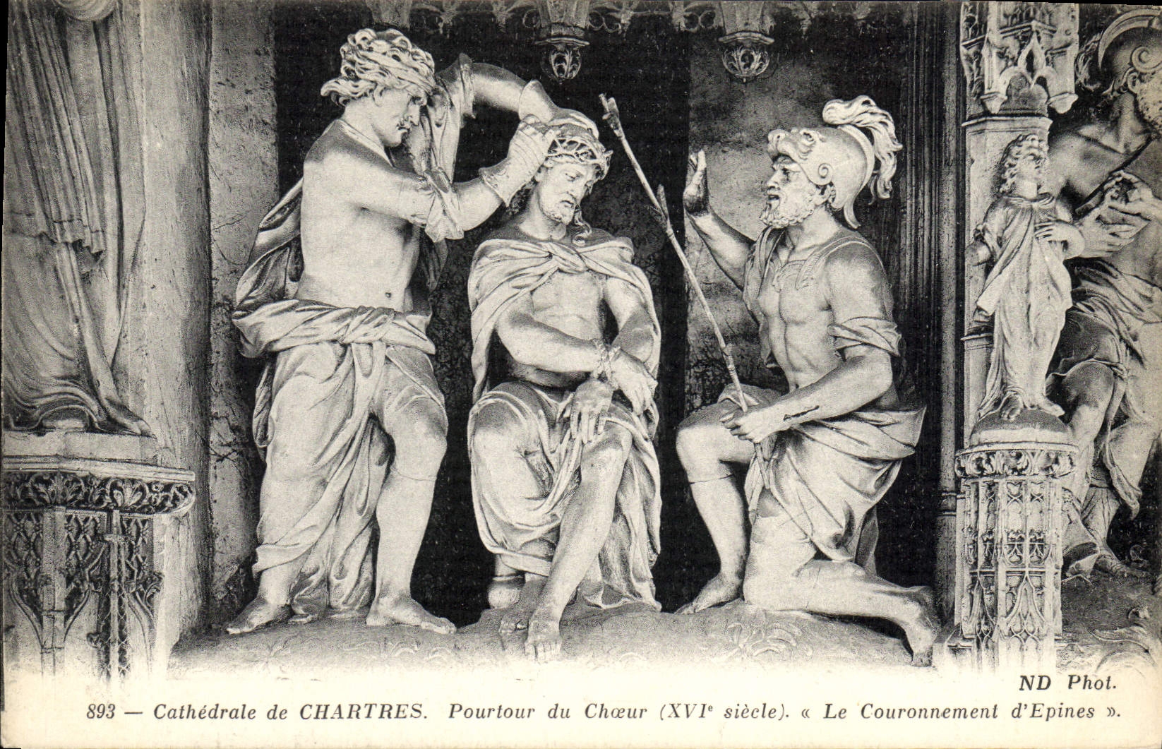 CPA Cathedrale de Chartres Pourtour du Choeur 