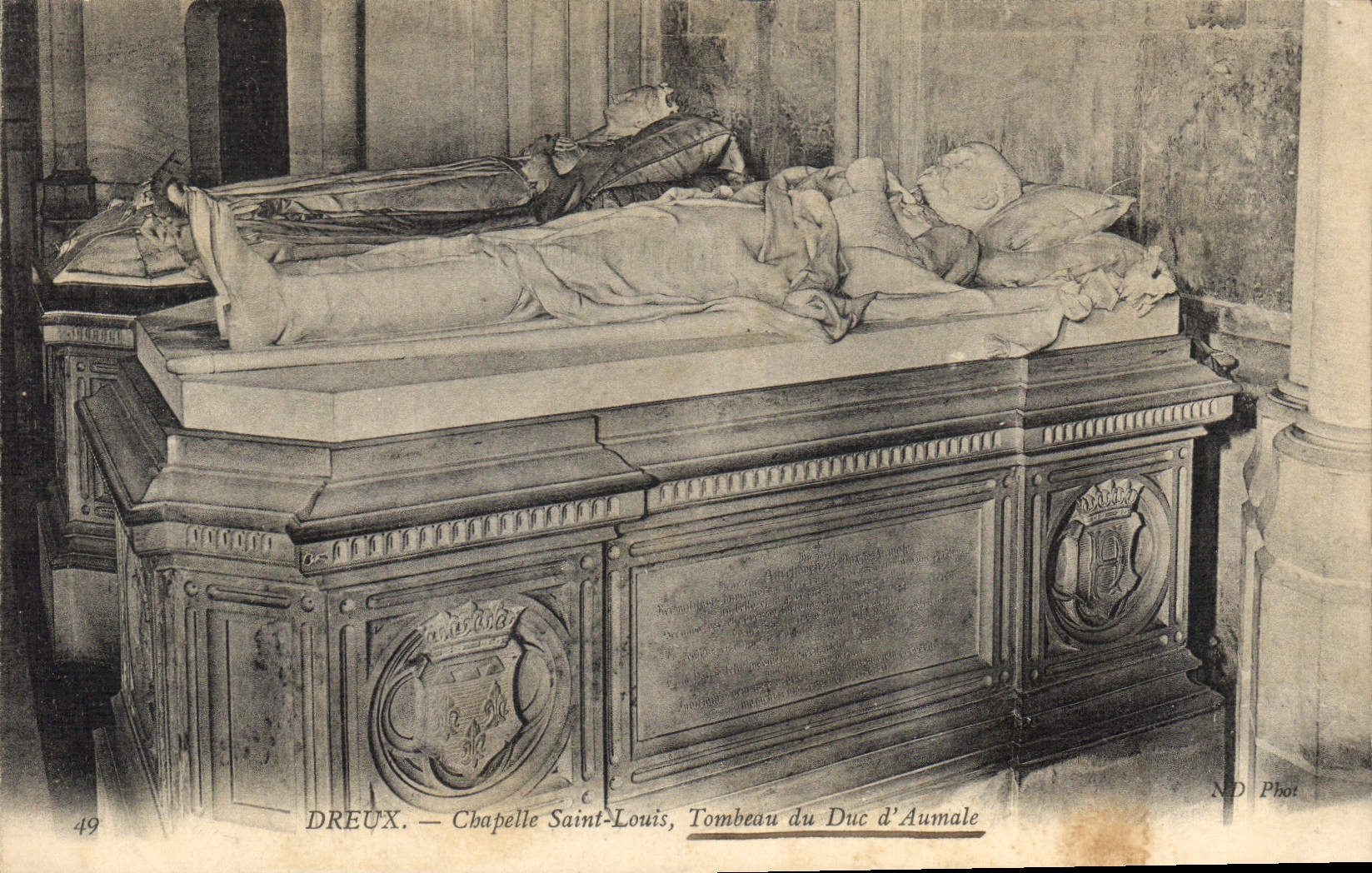 CPA Dreux Chapelle Saint Louis Tombeau du Duc d'Aumale