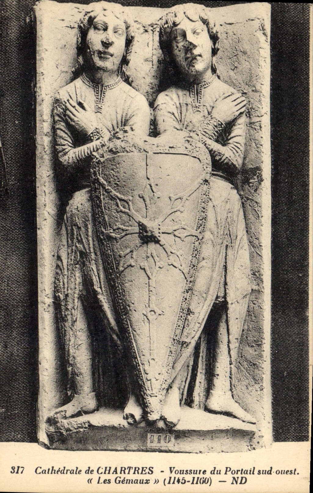 CPA Cathedrale de Chartres Voussure du Portal sud ouest