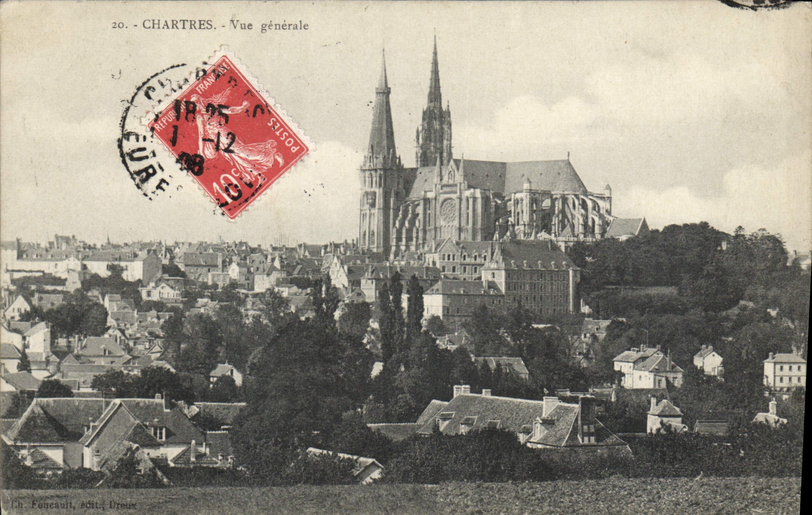 CPA Chartres Vue generale 