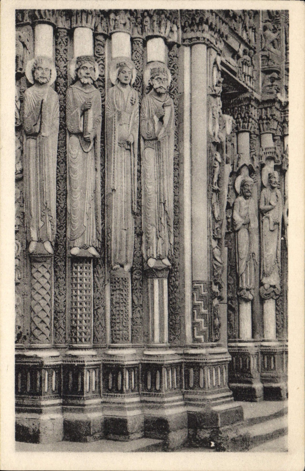 CPA Cathedrale de Chartres Rois et Reines de Juda 