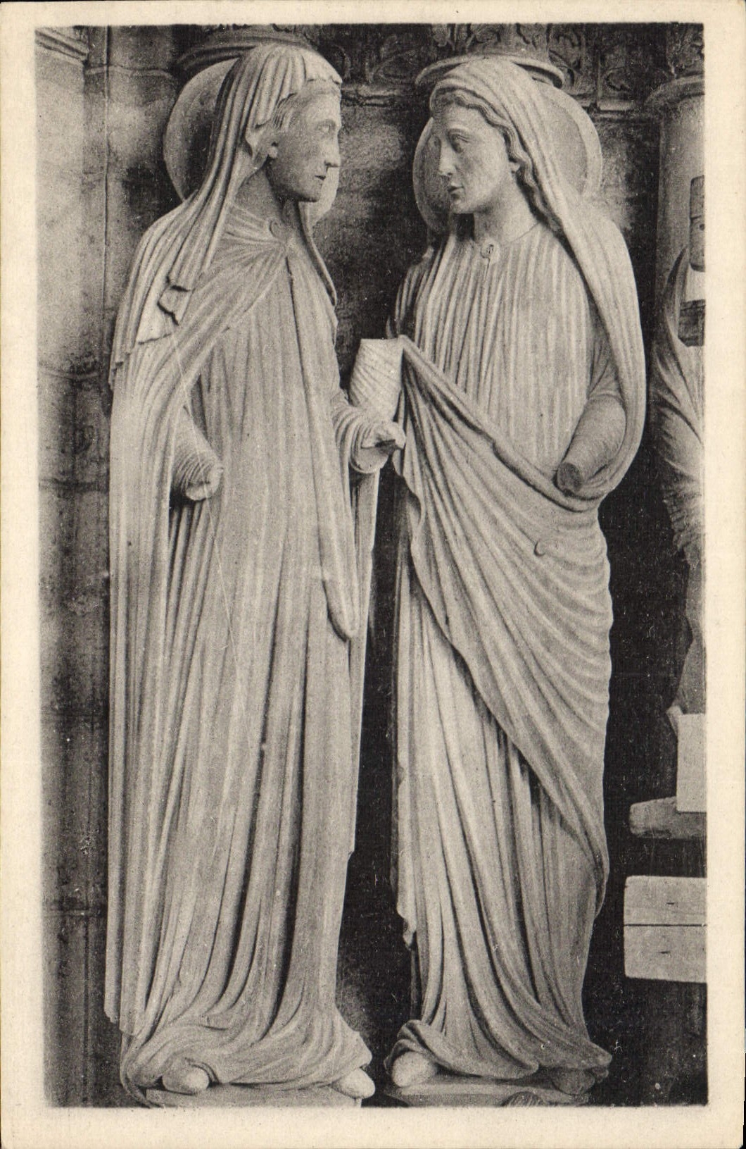 CPA Cathedrale de Chartres Visitation Portail Nord 