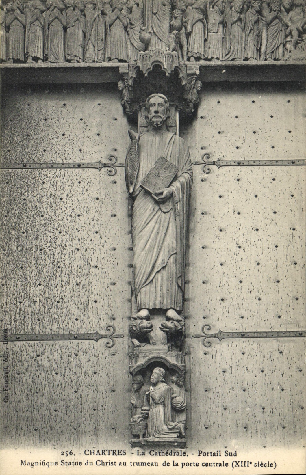 CPA Chartres La Cathedrale Portail Sud 