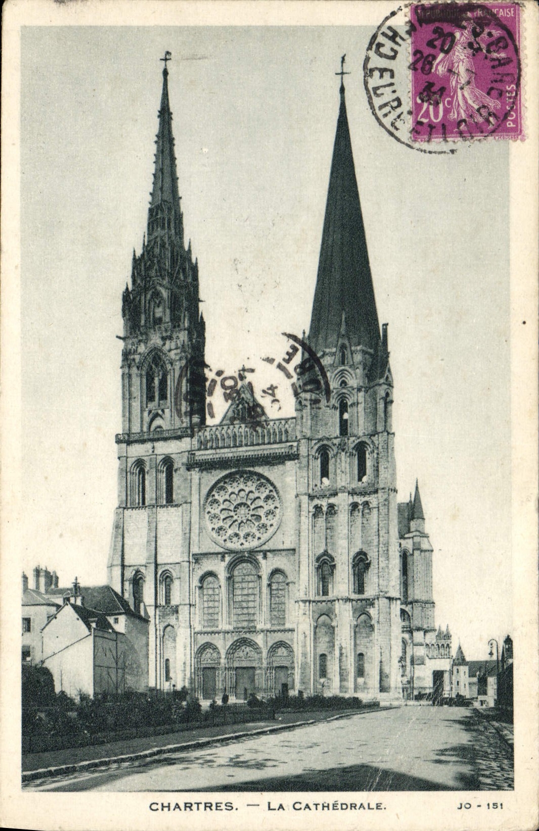 CPA Chartres La Cathedrale