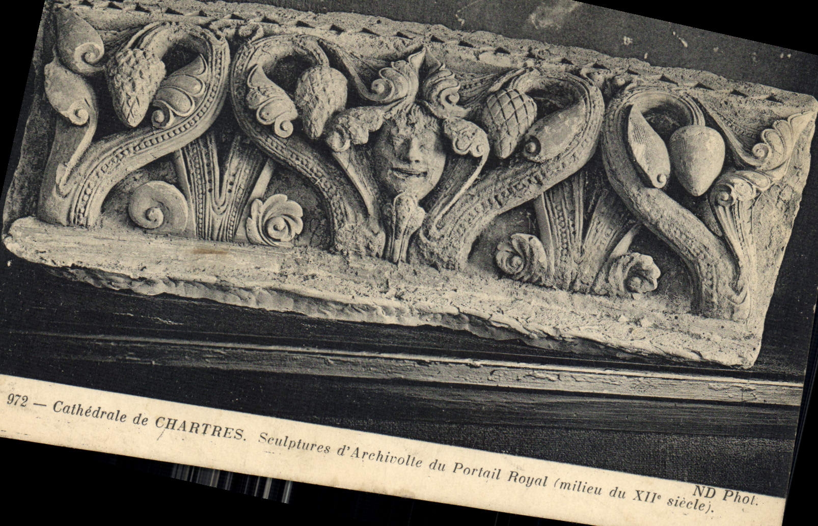 CPA Cathedrale de Chartres Sculptures d'Archirolle du Portail Royal 