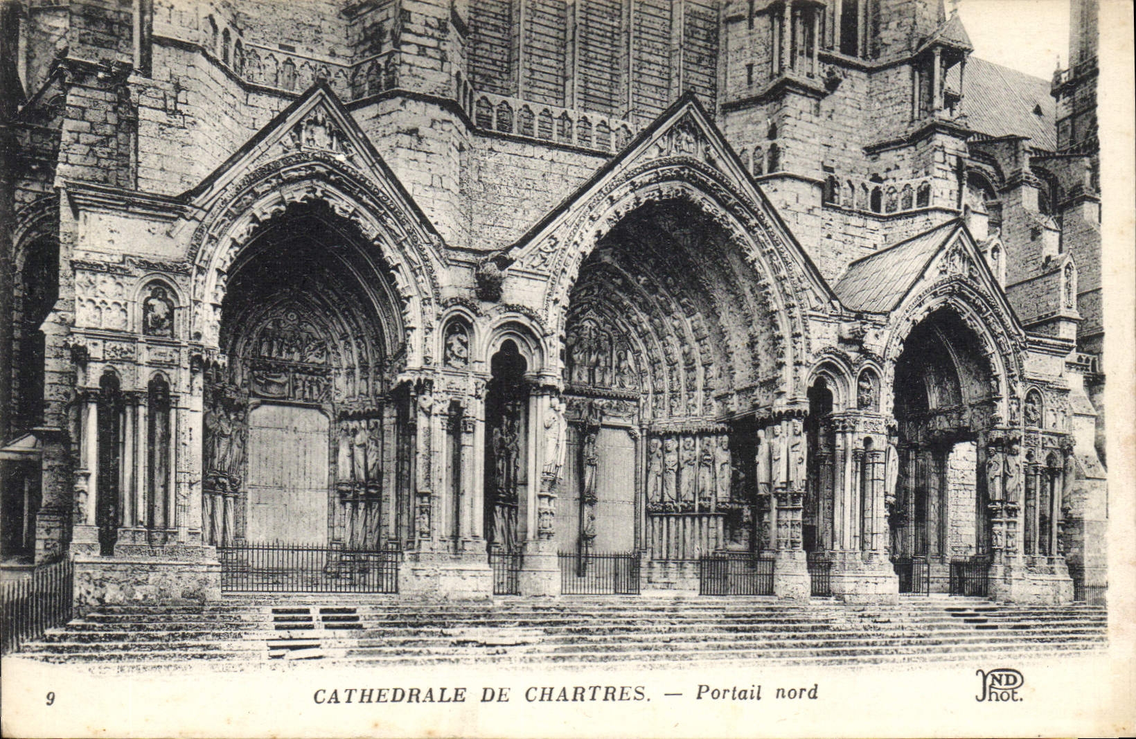 CPA Cathedrale de Chartres Portail nord 