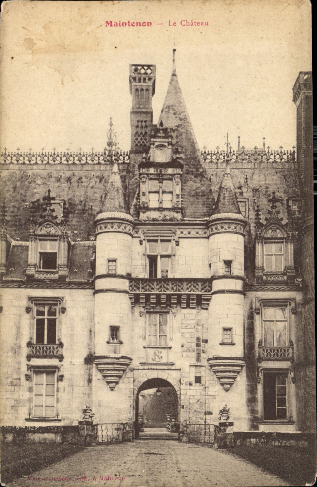 CPA Maintenon Le Chateau 