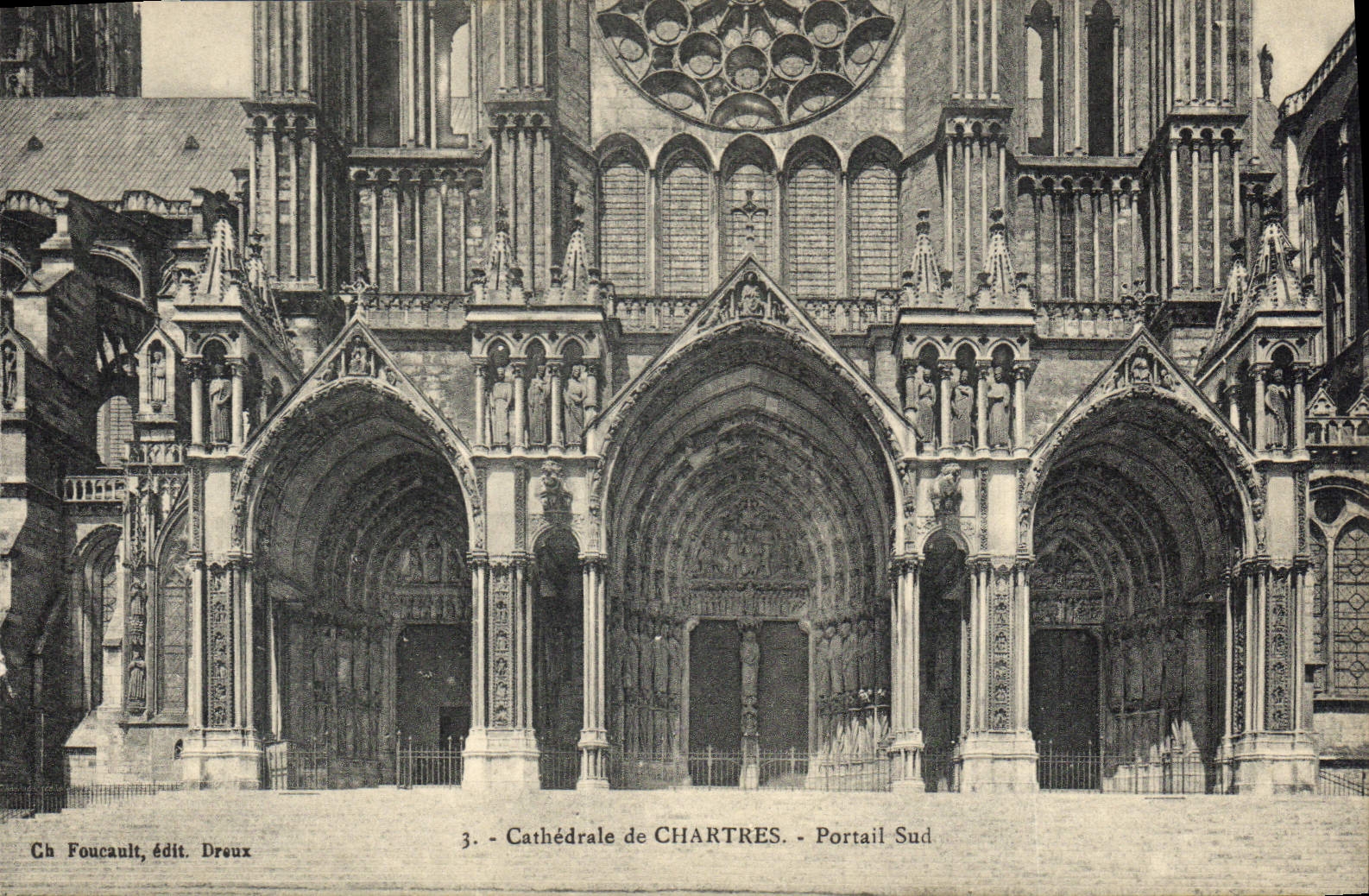 CPA Cathedrale de ChartresPortail Sud 
