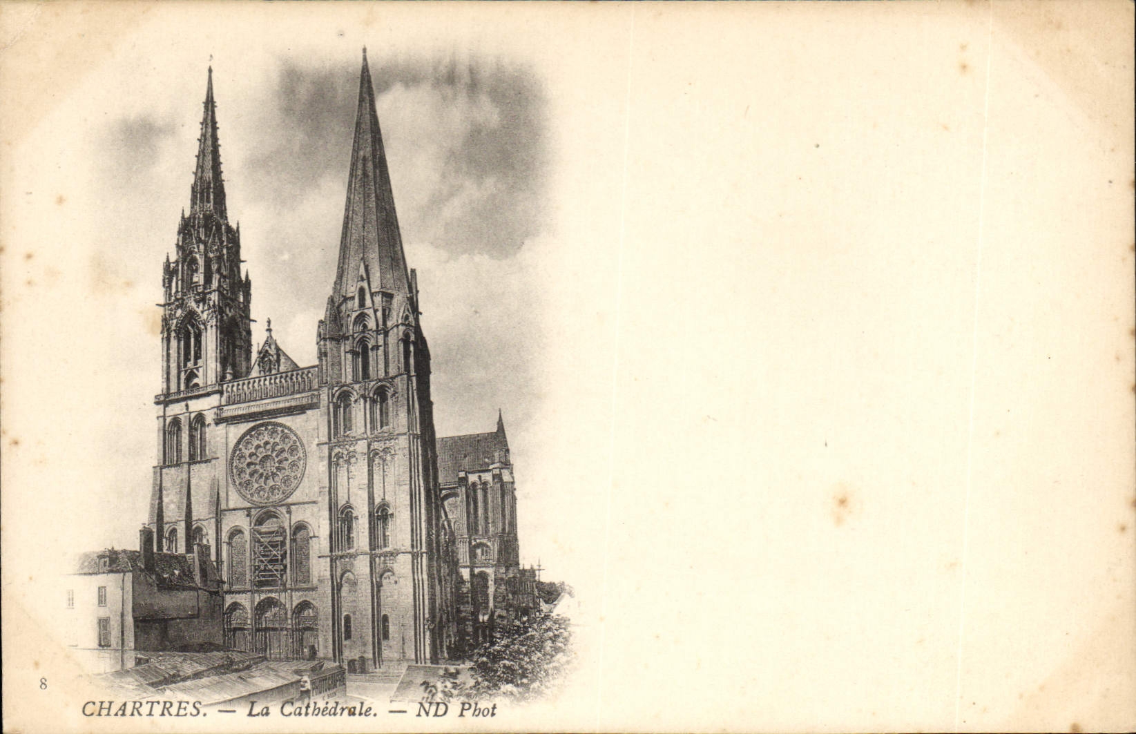CPA Chartres La cathedrale