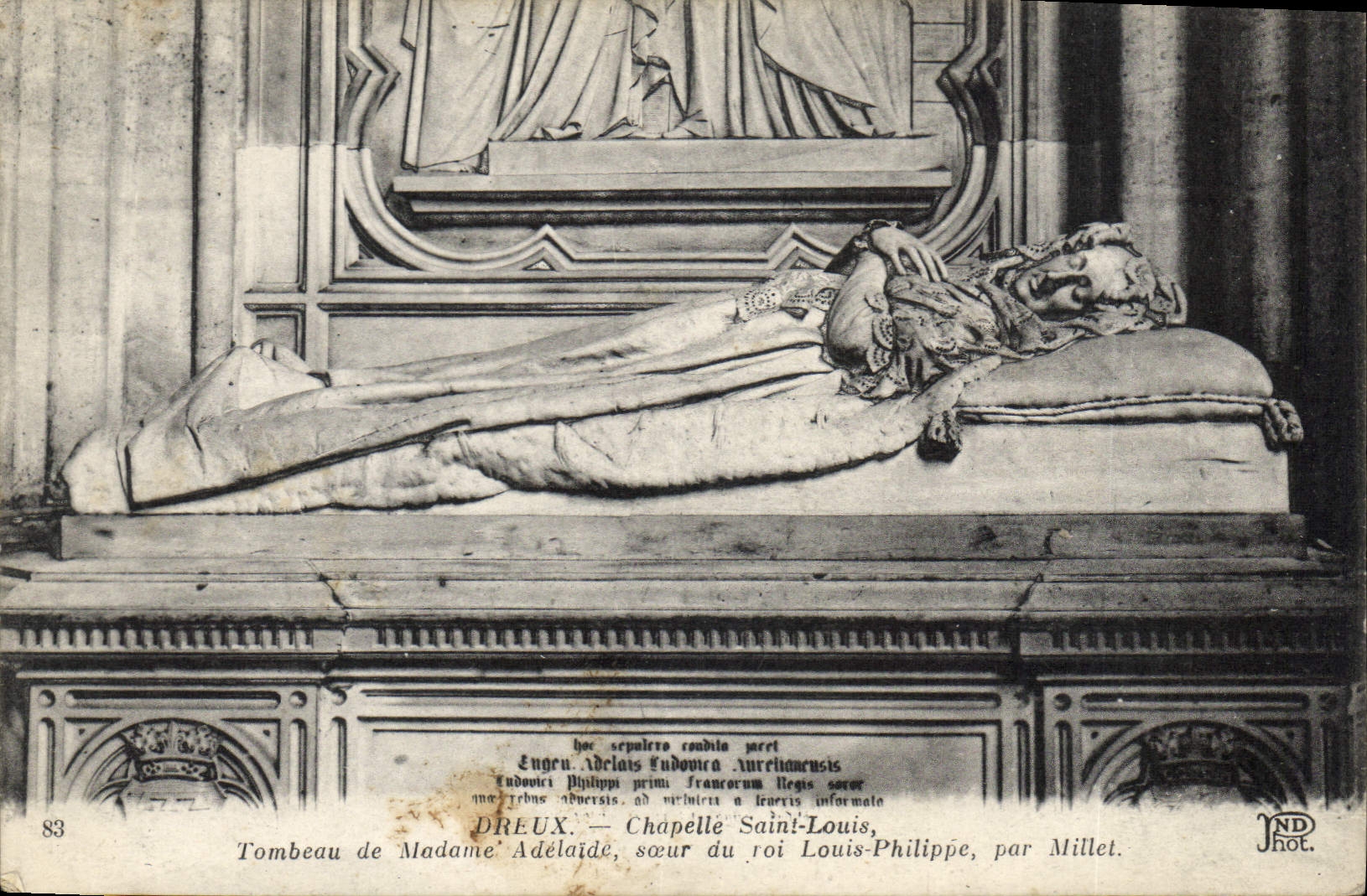CPA Dreux Chapelle Saint Louis Tombeau de Madame Adelaide 