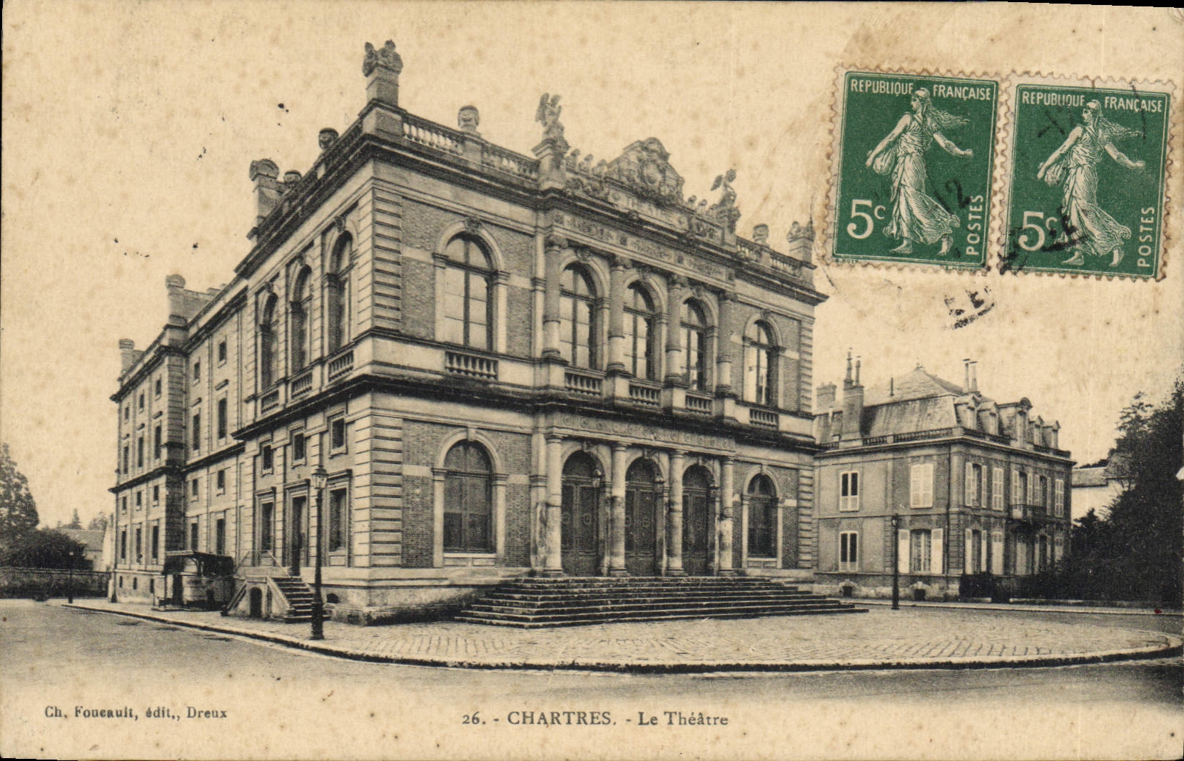 CPA Chartres Le Theatre 