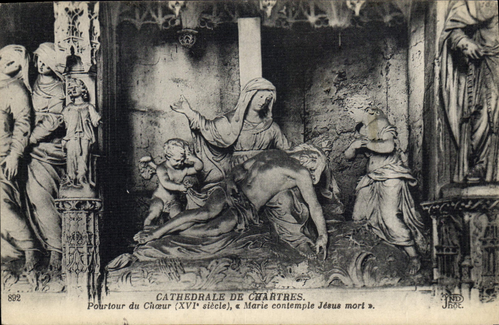 CPA Cathedrale de Chartres Poutour du Choeur 