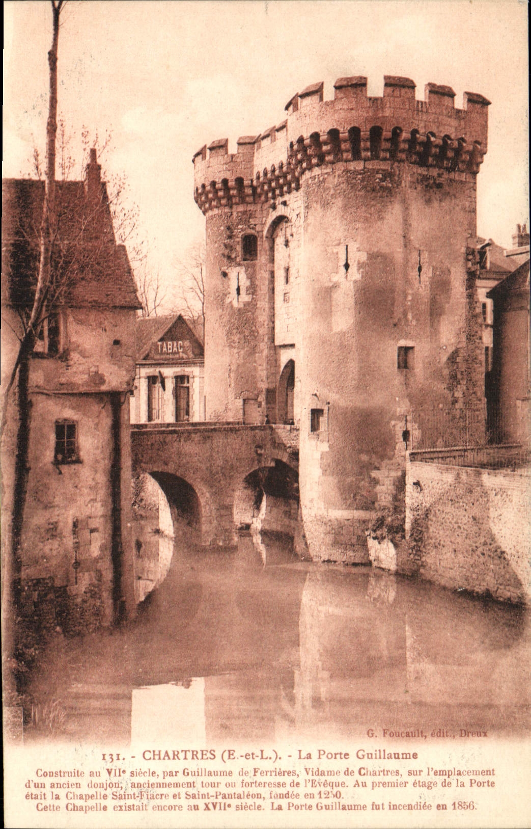 CPA Chartres E et L La Porte Guillaume 