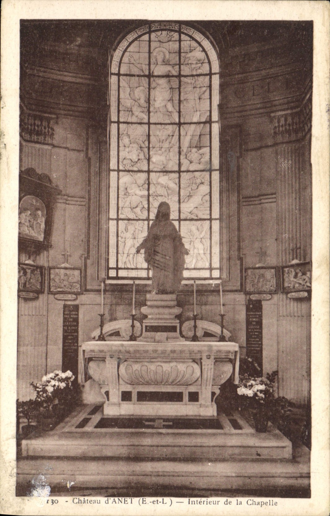 CPA Chateau d'Anet E et L Interieur de la Chapelle