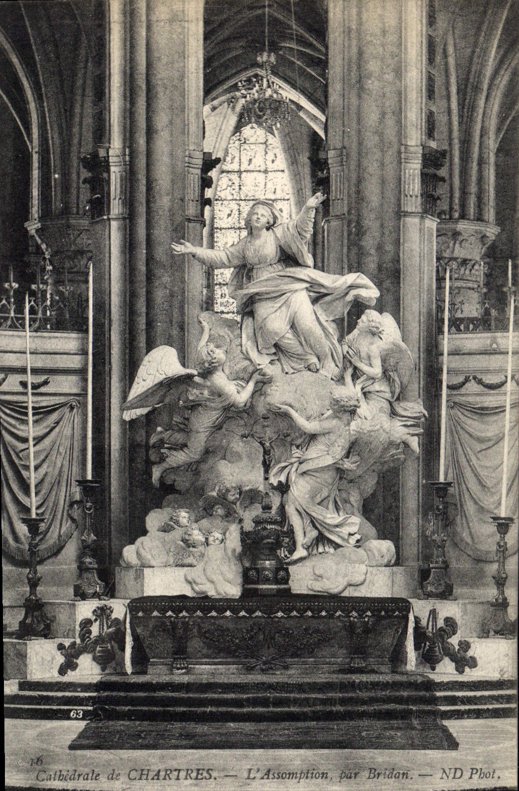 CPA Cathedrale de Chartres L'Assomption par Bridan 